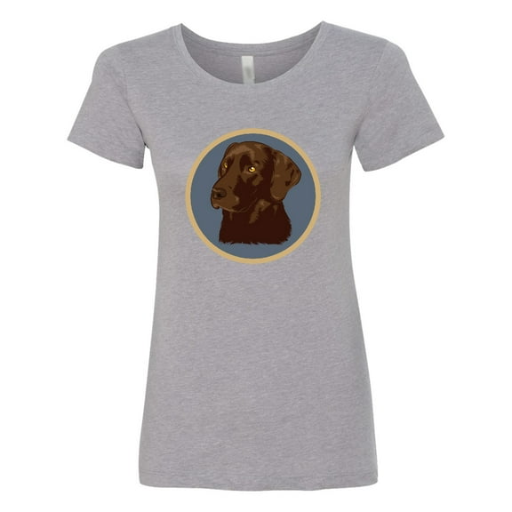 Inktastic Labrador Retriever Chocolate Lab Dog Women's T-Shirt