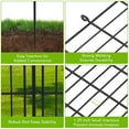 thumbnail image 3 of Danolapsi Garden Fence,10 Panels No Dig Decorative Fence for Outdoor,Yard, Patio,32 in(H) X 24 ft(L) Animal Barrier Rustproof Metal Wire Panel,Temporary Dog Fence, 3 of 6