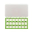 thumbnail image 2 of yuksok Bead Storage Mat 21 Grids Bead Board for Jewelry Findings Small Items Charms Green, 2 of 9