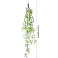 thumbnail image 3 of Solive 4.92ft Artificial Green Rattan Grass Christmas Thanksgiving Hanging Rattan Ornament Home Wedding Fireplace Party Indoor Outdoor Decor, 3 of 6