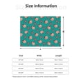 thumbnail image 5 of Naloa Starfish and Shell Flannel Blankets - Thick and Warm Blanket for Winter, Soft Fuzzy Plush King Blanket for All Seasons50"x40", 5 of 6