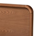 thumbnail image 4 of Allora Lit Plateforme Très Grand en Bois de Style Mi-Siècle, Brun Noyer, 4 of 9