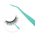 thumbnail image 4 of Unique Bargains 1 Pc Comb Eyelashes Tweezers for Bathroom Green Stainless Steel, 4 of 6