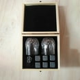 thumbnail image 2 of MANNYA Whisky Stones Gift Set Reusable Whisky Ice Cubes Glasses Whiskey Rocks Cooling Stones Wooden Gift Box Best Gifts for Men, 2 of 9