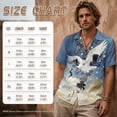 thumbnail image 4 of FOR U DESIGNS Crane Flower Print Couples Matching Outfits His and Hers Matching Set Linen-Look Women Sleeveless Dress with Pocket or Men Casual Shirt, 4 of 7