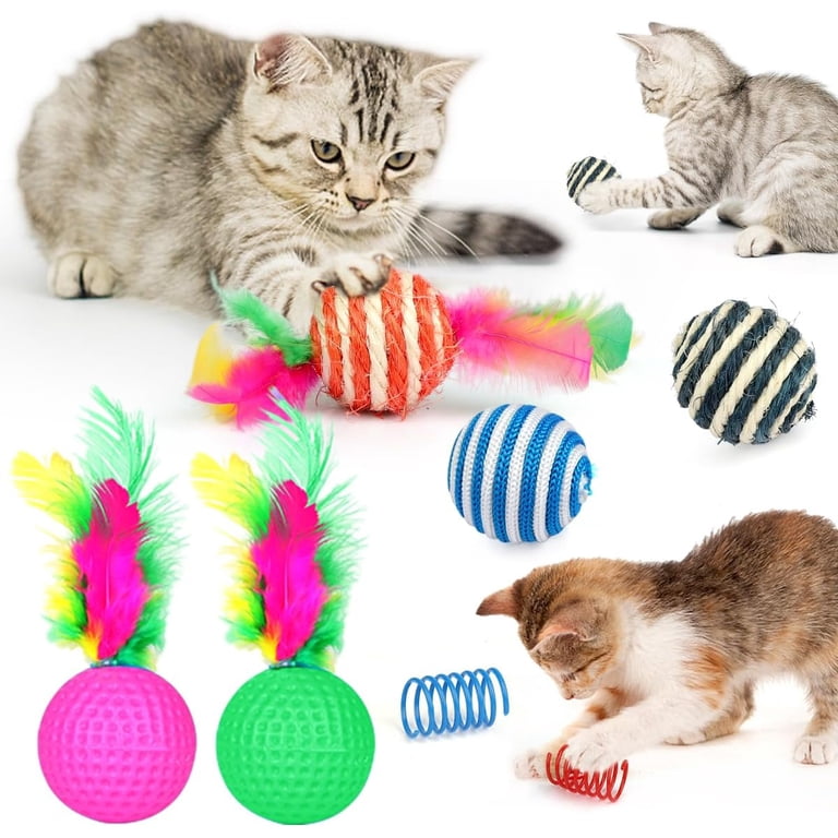 TAIMASI 32-Piece Cat Toys Variety Pack with Tunnel photo 6