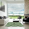 thumbnail image 6 of Ahgly Company Indoor Rectangle Patterned Forest Green Novelty Area Rugs, 4' x 6', 6 of 6