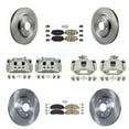 thumbnail image 1 of Transit Auto Front Rear Disc Brake Caliper Rotors and Ceramic Pads Kit (10Pc) for Car Dodge Grand Caravan KC8-102628N, 1 of 11