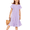 Lavender Haze, variant on Girls Short Sleeve Nightgowns Princess Sleepwear with Ruffled Hem Pajama Dress for Kids 3-12 Years