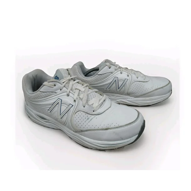 New Balance 840 Mens 11 White Leather Casual Walking Sneakers Shoes MW840WT
