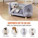 thumbnail image 3 of VEVOR Sofá para mascotas, sofá para perros pequeños y gatos, sofá cama suave y aterciopelado para perros, sofá para gatos con carga de 30 libras, gris oscuro, 3 of 5