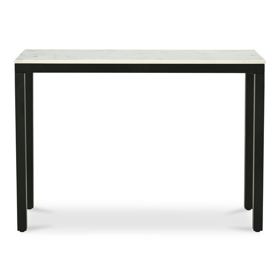 Moe's Home Collection Parson Stone Console Table White Color