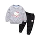 thumbnail image 3 of Hello kitty-ropa para niños y niñas, suéter con estampado de dibujos animados y cuello redondo, conjunto de pantalones largos de manga larga, primavera y otoño, 2/ud., 3 of 5