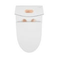 thumbnail image 2 of St. Tropez One Piece Elongated Toilet Dual Vortex™ Flush, Rose Gold Hardware, 2 of 14