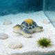 thumbnail image 4 of Adorno de tortuga en miniatura con paisaje de acuario: figura de resina brillante para la decoración de peceras, luz nocturna suave y luminosa para acuarios., 4 of 6