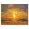 thumbnail image 2 of Golden Sunset over Clouds - Oversized Beach Canvas Artwork, 2 of 3