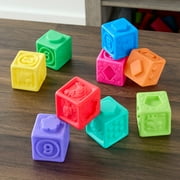Spark Create Imagine Sensory Stacking Vinyl Blocks 9 Months+, 9 Pieces