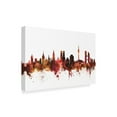 thumbnail image 2 of Trademark Fine Art 'Munich Germany Skyline Red' Canvas Art by Michael Tompsett, 2 of 4