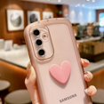 thumbnail image 5 of Compatible with Samsung Galaxy A54 5G Phone Case Women Cute 3D Love Heart Case Camera Lens Protection Soft Shockproof Clear Case for Galaxy A54 6.4 inch (Blue), 5 of 10