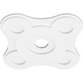 thumbnail image 2 of 18"OD x 3"ID x 6 1/4"C x 1"P Luna Architectural Grade PVC Contemporary Ceiling Medallion, 2 of 11
