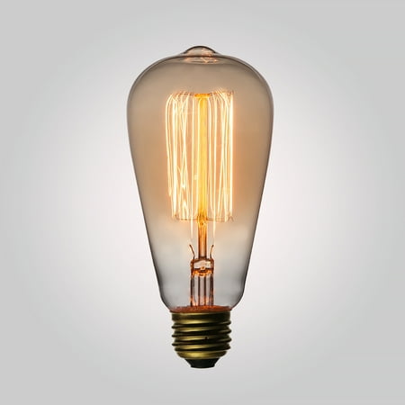 Fantado 25 Watt Incandescent St58 Vintage Edison Light Bulb Fantado 25 Watt Incandescent St58 Vintage Edison Light Bulb Squirrel Cage Filament E26