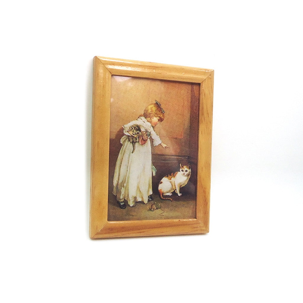 dolls house miniature paintings