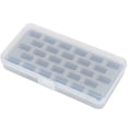thumbnail image 2 of Caja de 28 carretes vacíos, cubierta de plástico para guardar hilos, organizador de bobinas para máquina de coser, 2 of 14