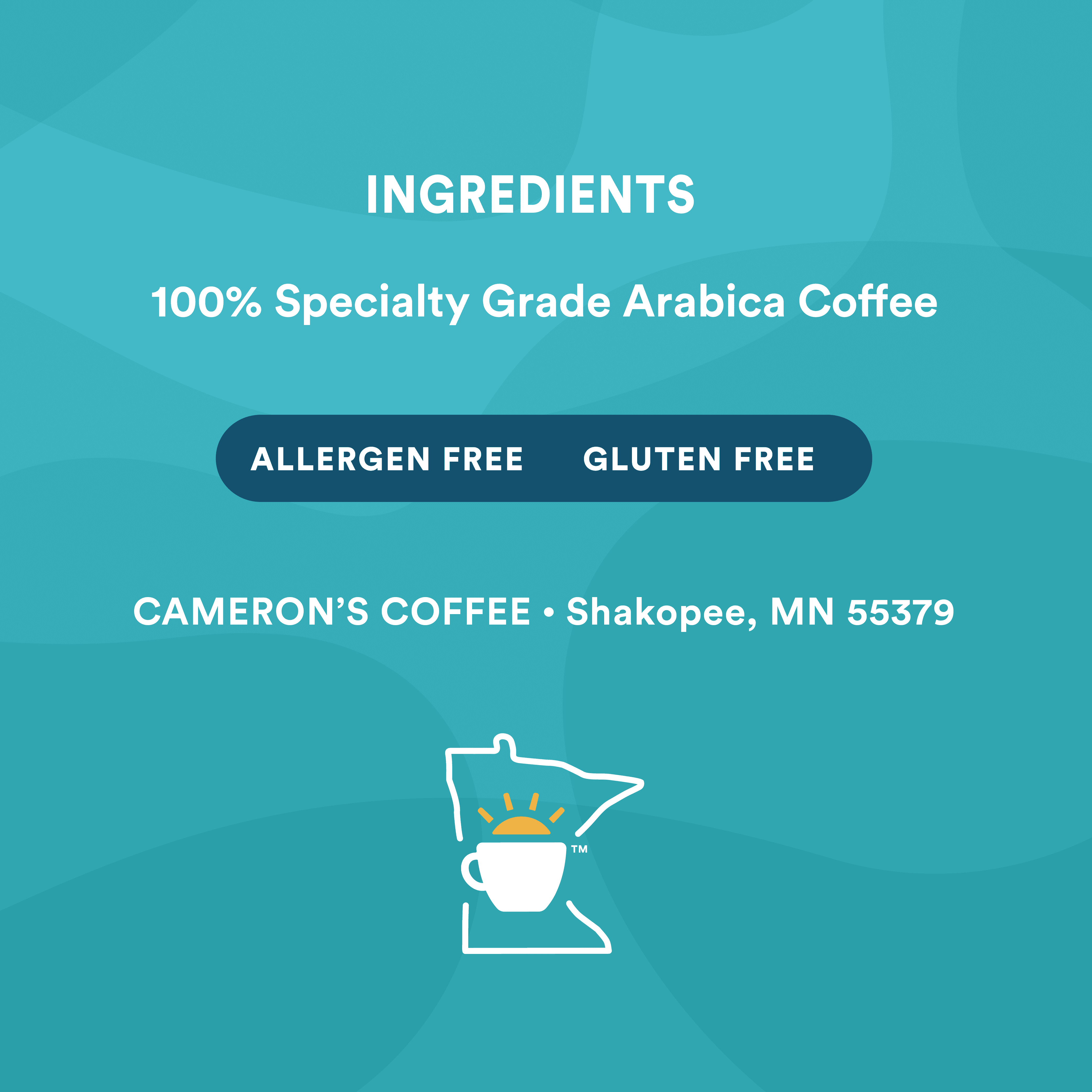 Cameron's Coffee Premium Breakfast Blend Ground Coffee, Light Roast, 32 oz