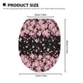 thumbnail image 5 of ZIATUBLE Cherry Blossom Toilet Lid Seat Cover Butterfly Toilet Lid Covers for Bathroom Decoraction Reusable Toilet Seat Cover Protector Universal Elongated Lids Home Accessories, 5 of 6