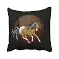 thumbnail image 1 of RYLABLUE Halloween Horse Throw Pillow Covers Cushion Cover Case 18x18 Inches Pillowcases Two Side, 1 of 1