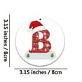 thumbnail image 6 of Holloyiver Christmas Tree Decoration Pendant Personalized Christmas 26 Letter Ornaments Christmas Tree Letter Decoration Pendant for Xmas Tree Home Decor, 6 of 9
