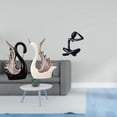 thumbnail image 2 of Elegante figura de cerámica abstracta de cisne pensador, colección de figuras, adorno moderno de mesa para estantería, escritorio, regalo de aniversar, 2 of 8