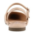 thumbnail image 4 of Journee Women's Martine SuperNatural Shades Narrow Width Buckle Pointed Toe Flats, 4 of 10