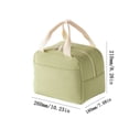 thumbnail image 2 of Corduroy Lunch Box Bag Insulated Waterproof Portable Lunch Tote for Work Picnic Travel,Green, 2 of 7