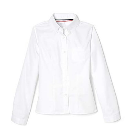 French Toast Girls' Long Sleeve Twist Front Tee - Cotton Blend Casual Top