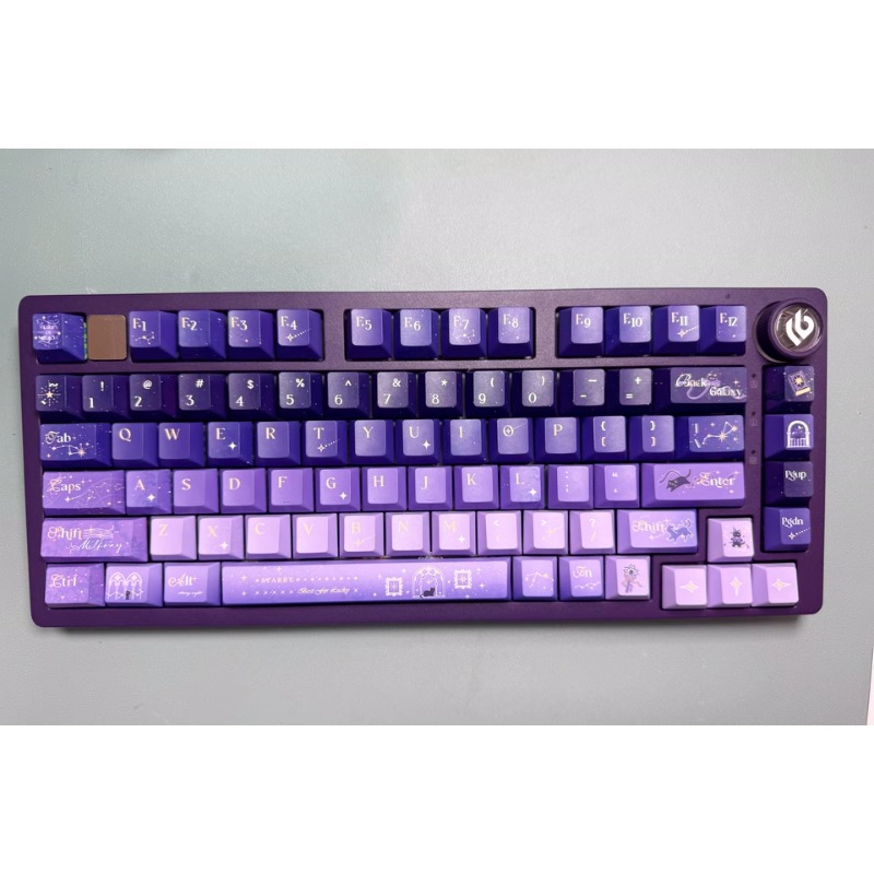 Starry Night Cloister Theme Keycap Set 139Keys PBT Custom Blue Keyboard Cap Cherry Profile KeyCap for Mechanical Keyboard Gift