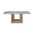 thumbnail image 2 of Global Furniture USA D02 Natural Faux Marble Dining Table + 4 D8683 Dining Chair, 2 of 2