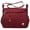 Wine, variant on GEZHEN Fashion Shoulder Bags Single Crossbody Bag Messenger Women Nylon Bag Waterproof Nylon Canvas Bag Single Shoulder Bag Single Crossbody Bag Casual Bag