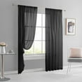 thumbnail image 5 of Lwlmwt Semi-Sheer Curtains 52 x 84 Inch Solid Color Sheer Curtains Suitable for Living Rooms, Bedrooms, Home Decor, 5 of 6