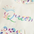 thumbnail image 5 of GYRATEDREAM Baby Girl Clothes Long Sleeve Letter Printed Hoodie Sweatshirt Pants with Pocket Toddler Sweatsuit Outfit, 5 of 8