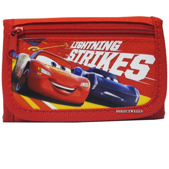 Car Red Trifold Wallet