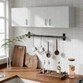 thumbnail image 1 of Mueble Superior de Cocina, Repisa Flotante Alacena Gabinete 3 Puertas Cocina Baño 100*33*30cm, 1 of 7