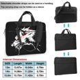 thumbnail image 2 of ZNDUO Cartoon Abstract Wolf Pattern Laptop Bag, 15.6 inch Business Casual Durable Laptop Backpack, 2 of 8