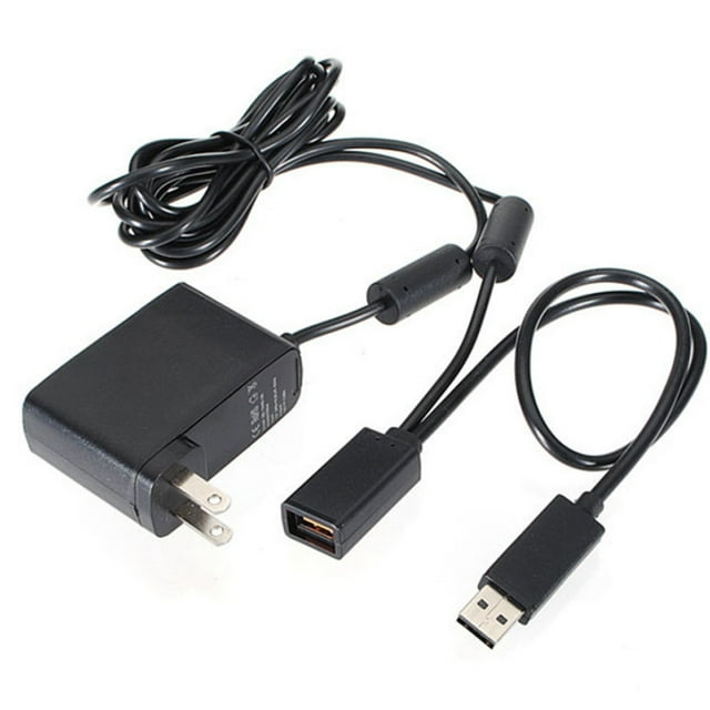 1 x Replacement Game Console Sensor System USB Charger AC Power Supply Adapter Cable for XBOX (360 Console) for Kinect