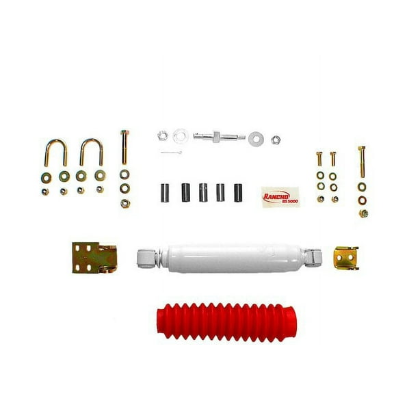 Steering Damper Kit - Compatible with 1988 - 1998 GMC K1500 1989 1990 1991 1992 1993 1994 1995 1996 1997