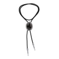 thumbnail image 4 of Bolo Tie para Hombres Mujeres Western Cowboy Camisa Cadena PU Cuero Cuerda Ajustable Hugo Corbata Bolo para Hombre, 4 of 9