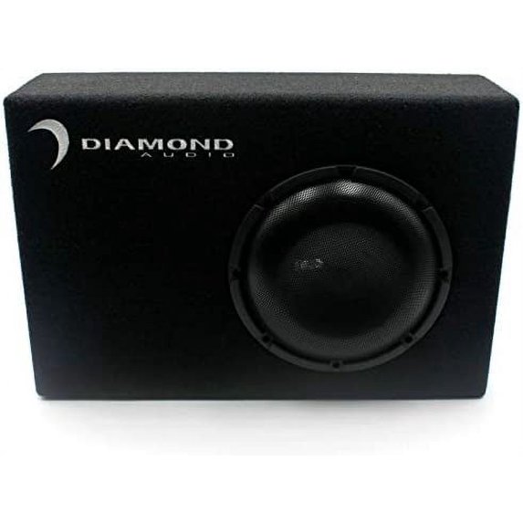 Diamond Audio DESMB8A 8" 2 Ohm 250W RMS Power Handling Active Subwoofer Enclosure