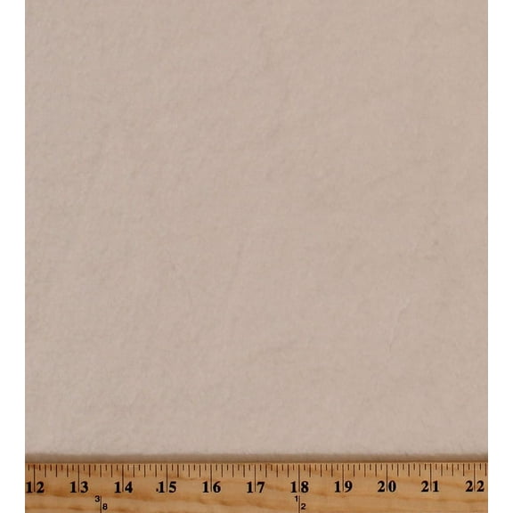 Luxury Faux Fur Cream Acrylic Blend Fur Fabric By the Yard (2722M-7N)