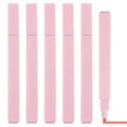 thumbnail image 1 of Uxcell Aesthetic Highlighter, 6 Pack Water Based Broad Tip Writing Marker Pens Square Colored Highlighter Studying Supplies for Office Journal DIY Home Daily Use, Coral Pink, 1 of 6