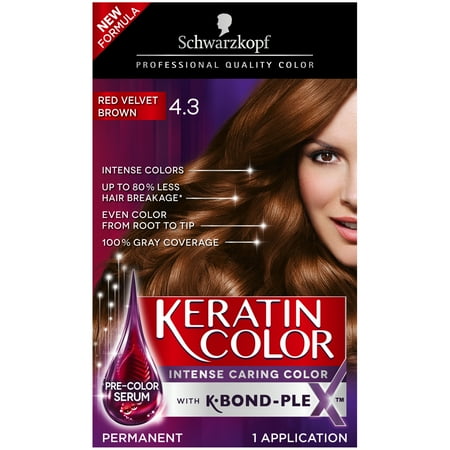 schwarzkopf keratin color antiage hair color cream 43